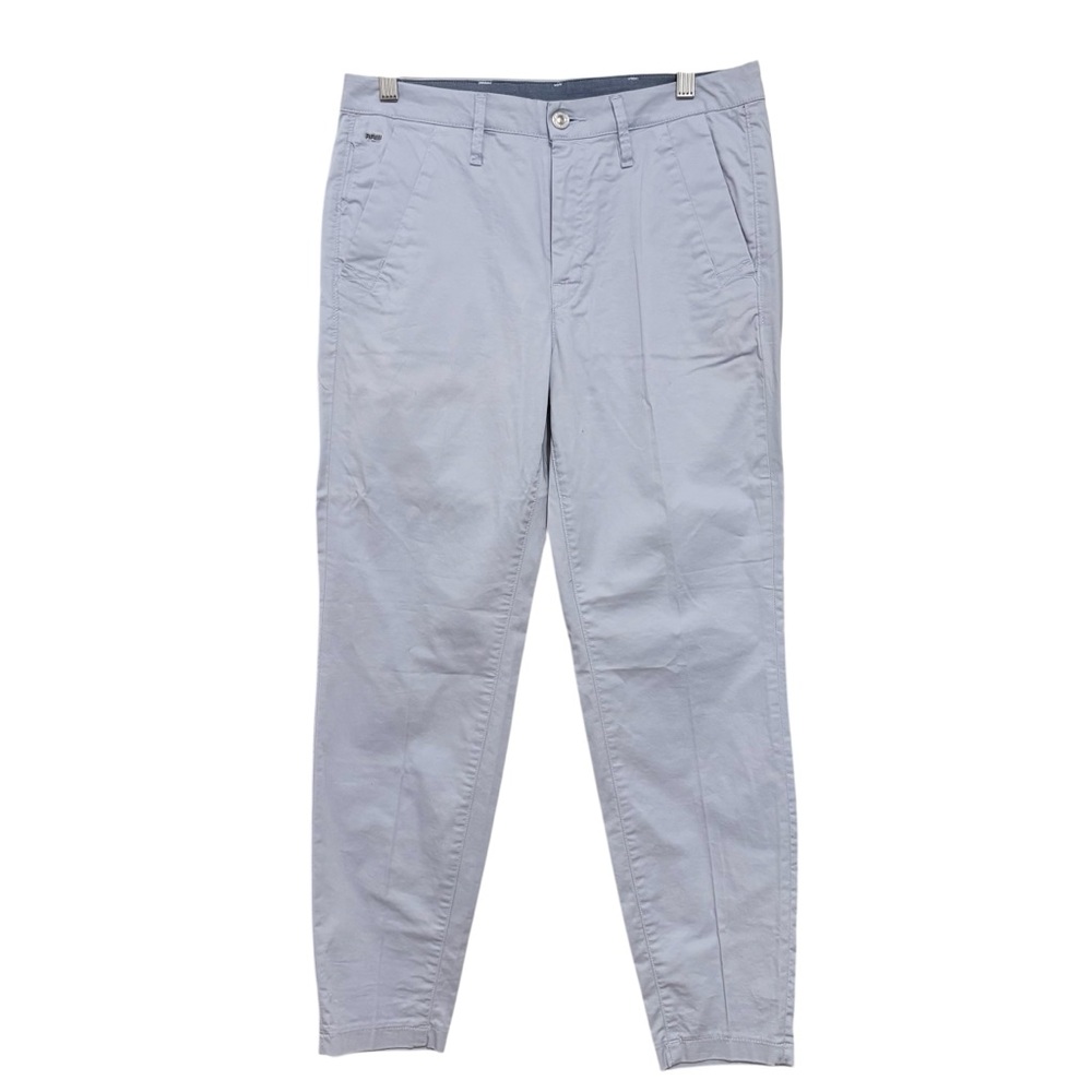 New G-Star Raw Light Blue Mid-rise Skinny Chino Women’s Pants Sz 26